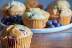 Blueberry and Lemon Muffins Recipe from Pescetarian.Kitchen